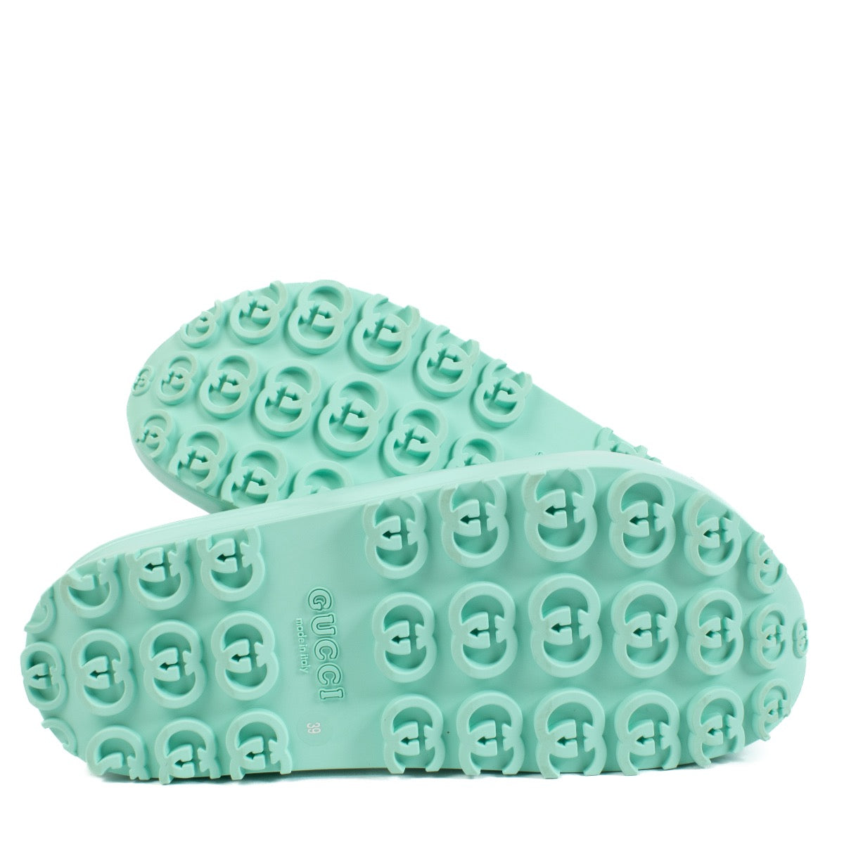 Shop 100% authentic Gucci blue Horsebit Rubber Sandals on Labellov.com
