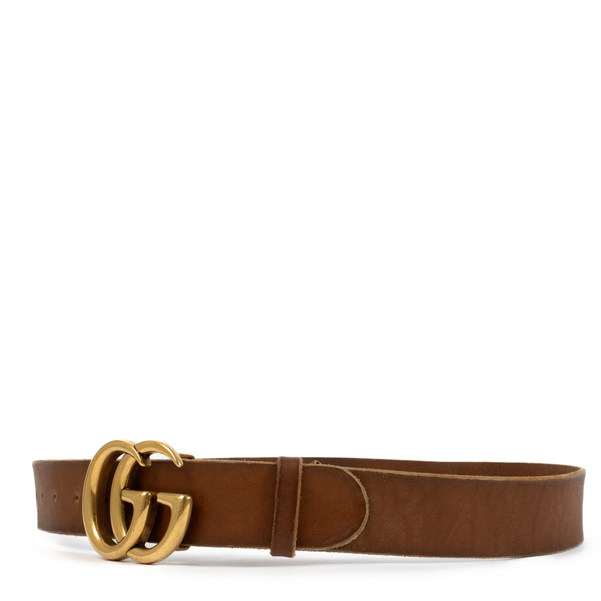 Authentic second hand Gucci Camel GG Marmont Belt on Labellov.com