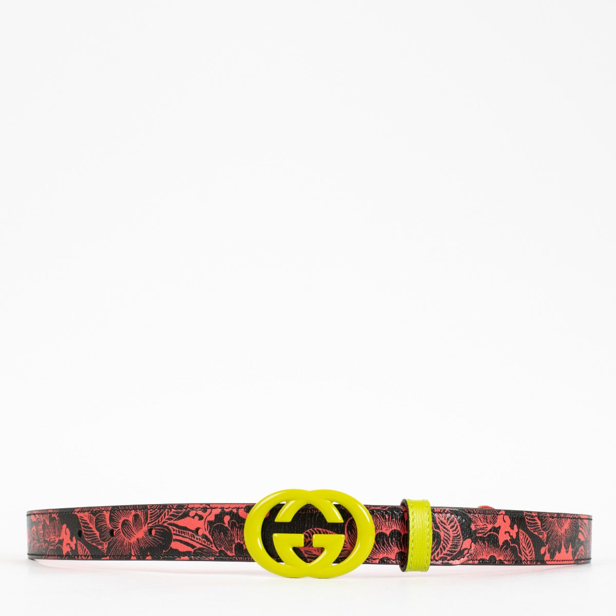 Authentic second hand Gucci Interlocking G Printed Belt-Size 100 on labellov.com