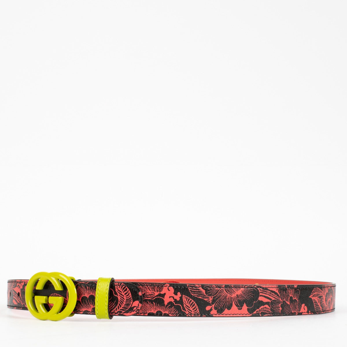 Authentic second hand Gucci Interlocking G Printed Belt-Size 100 on labellov.com