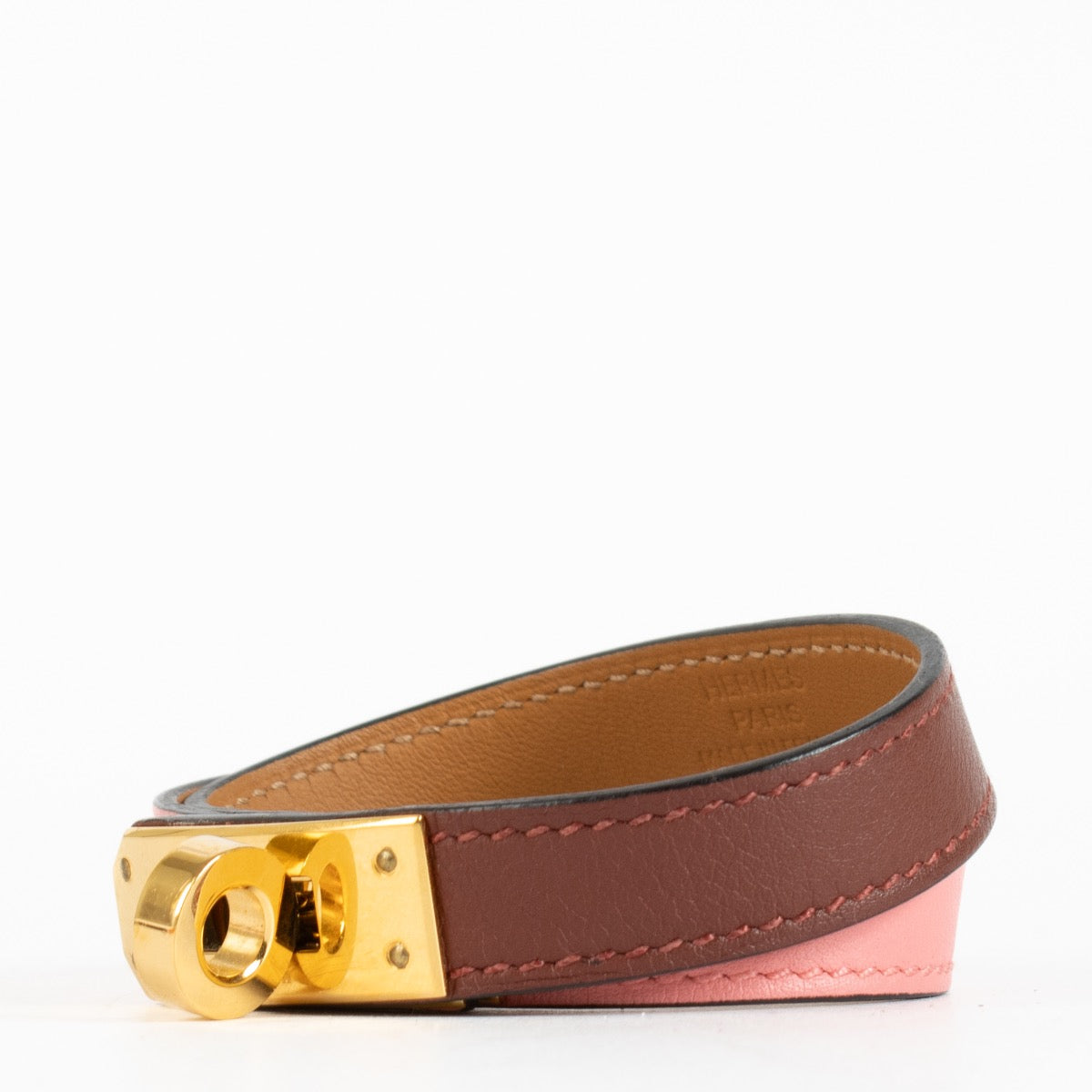 Authentic second hand Hermes Bi-Color Kelly Double Tour Bracelet on labellov.com