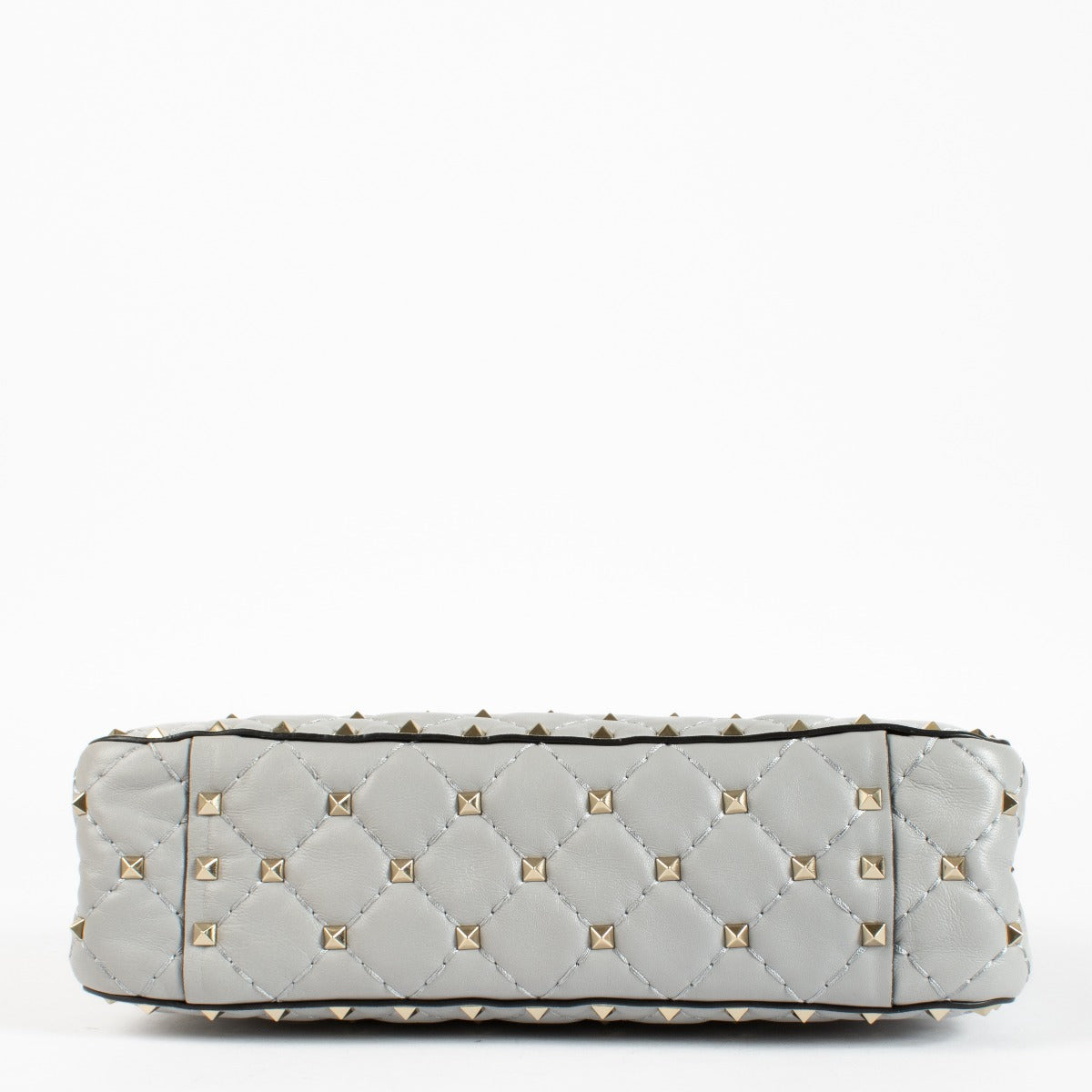 Authentic second hand Valentino Garavani Grey Small Rockstud Spike Bag on labellov.com
