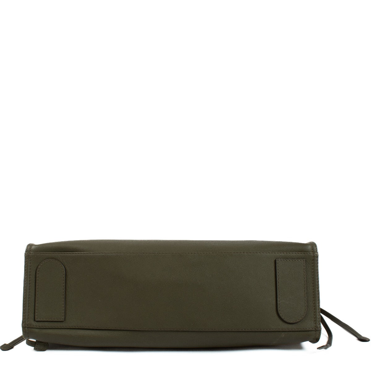 Delvaux Kaki Rodeo Kalfsleren D Tote Tas