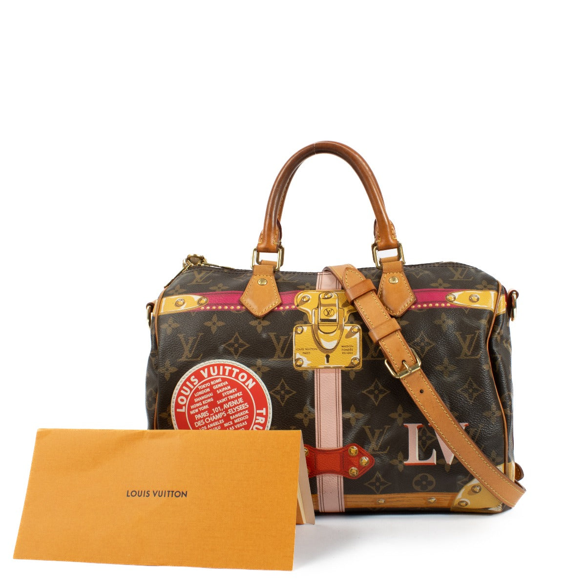 Louis Vuitton Monogram Summer Trunk Speedy 30
