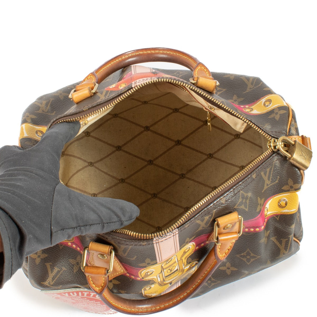 Louis Vuitton Monogram Summer Trunk Speedy Bandoulière 30