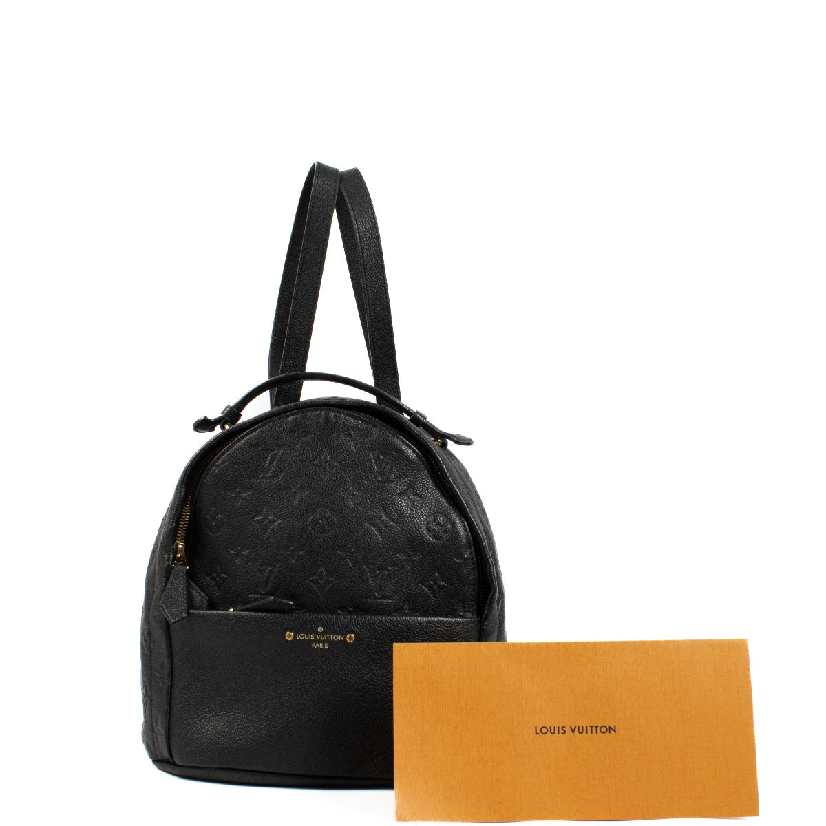Louis Vuitton Zwarte Monogram Empreinte Sorbonne Rugzak