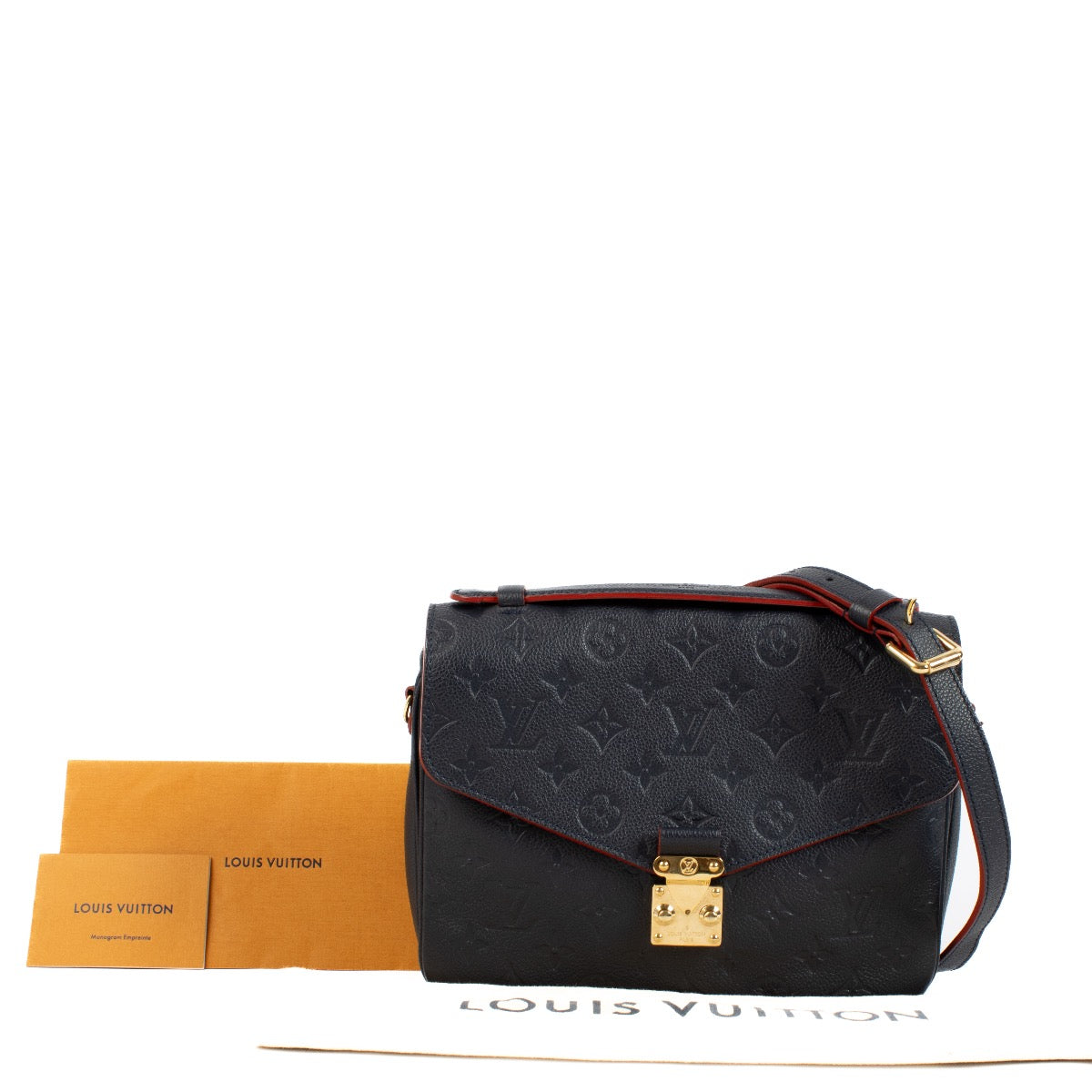Authentic second hand Louis Vuitton Marine Monogram Empreinte Pochette Metis on Labellov.com