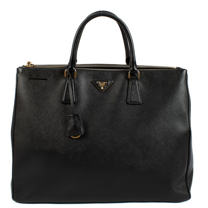 Prada Black Saffiano Leather Extra-Large Galleria Bag