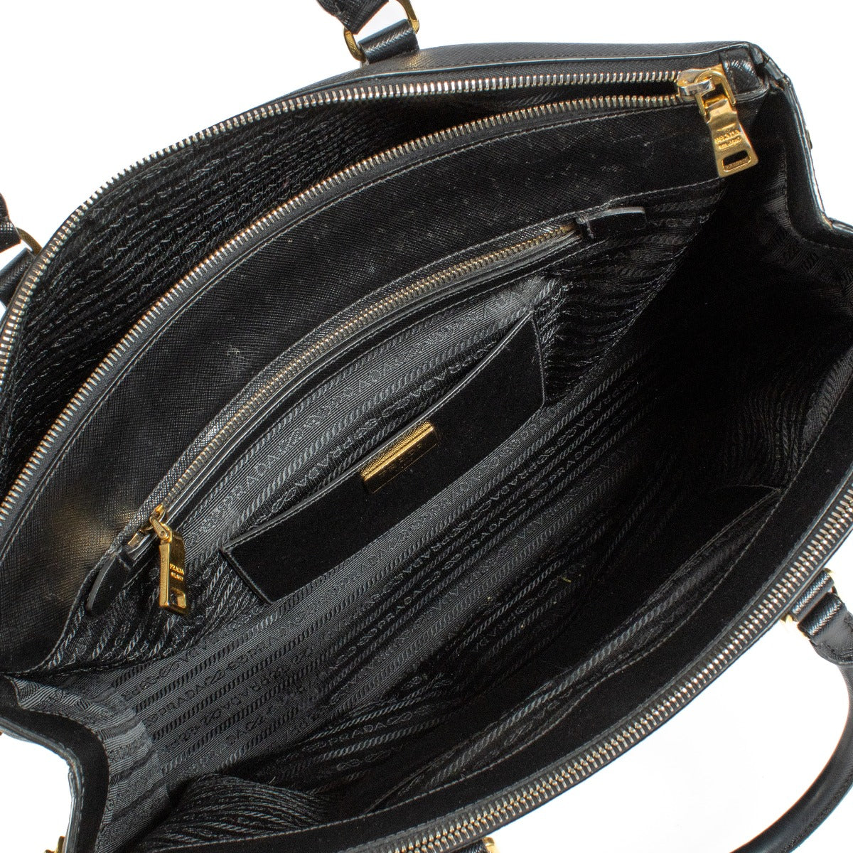 Prada Black Saffiano Leather Extra-Large Galleria Bag
