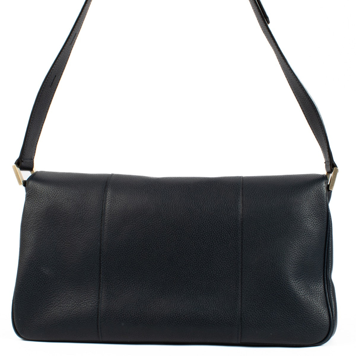 Buy authentic second hand Delvaux Blue Leather Le Colette GM Shoulder Bag at Labellov.com