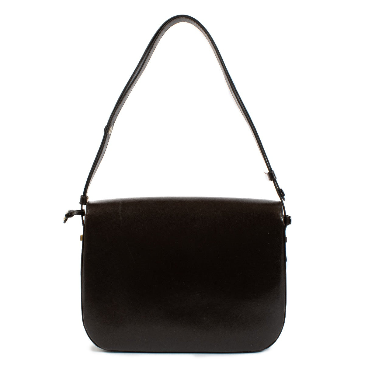 Authentic second hand Delvaux Brown Box Calf Vintage Bag on Labellov.com