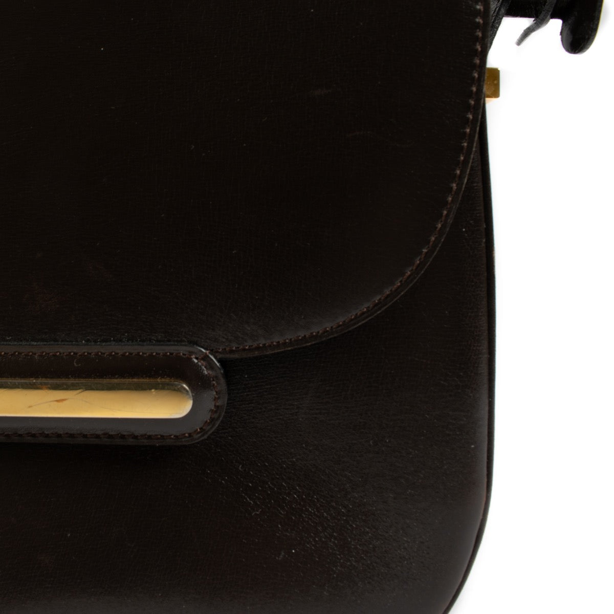 Authentic second hand Delvaux Brown Box Calf Vintage Bag on Labellov.com