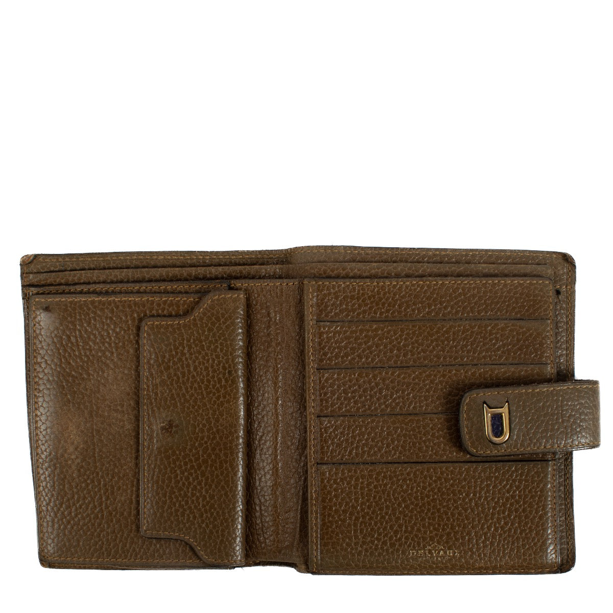 Buy authentic second hand Delvaux Brown Leather Wallet at Labellov.com