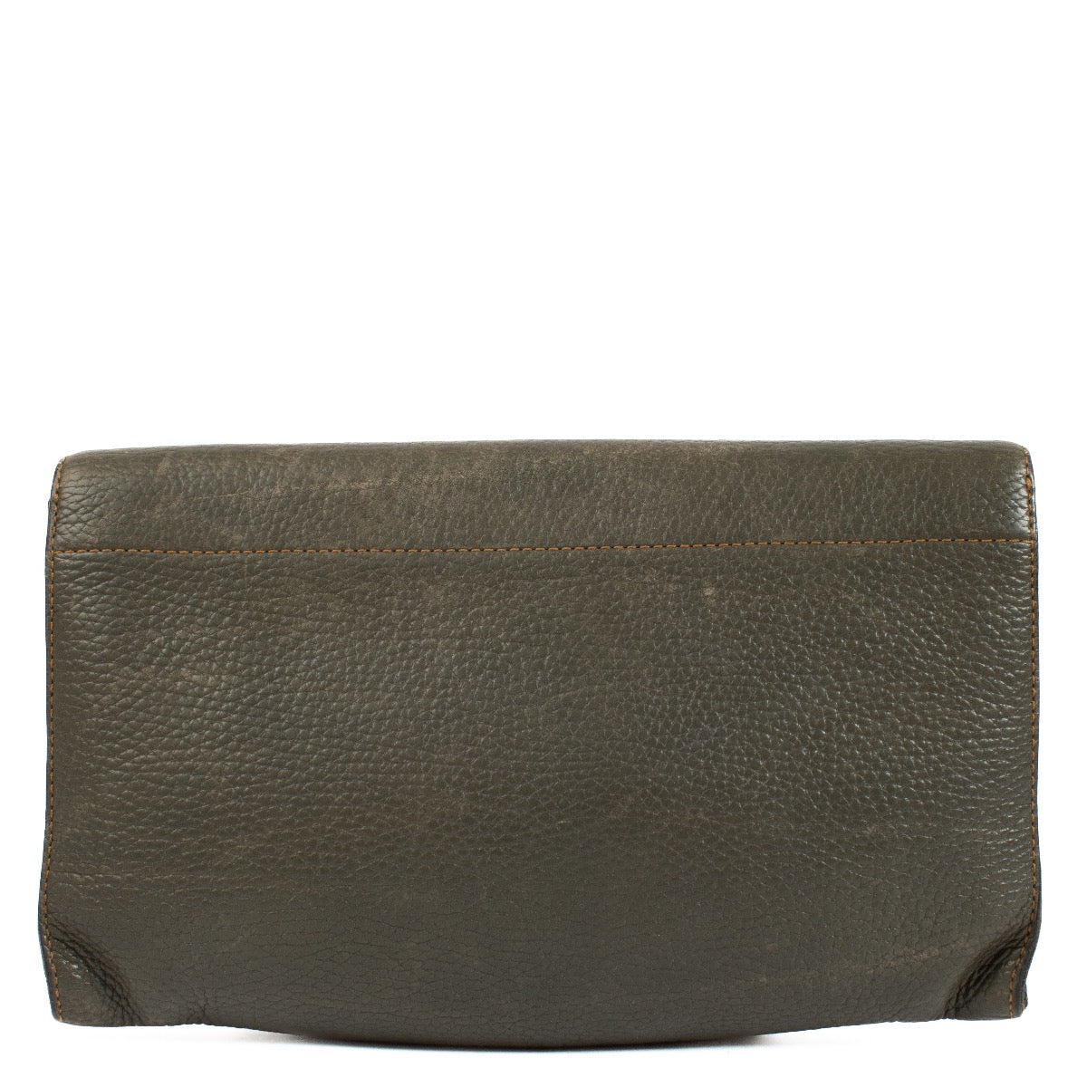 Authentic second hand Delvaux Brown Toile de Cuir Clutch on Labellov.com