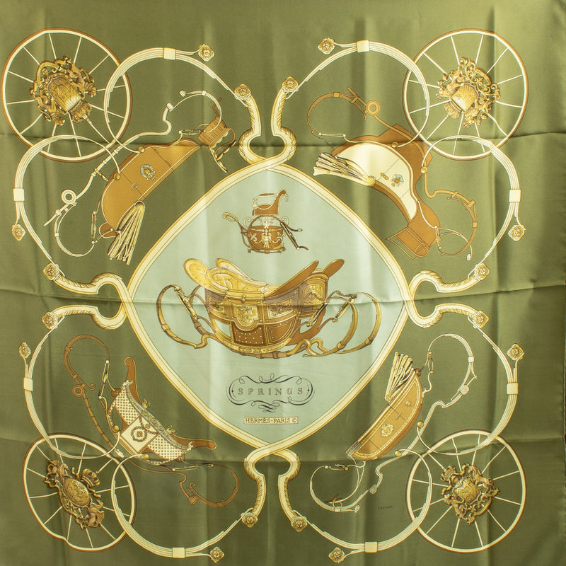 Hermès Springs 90 Scarf