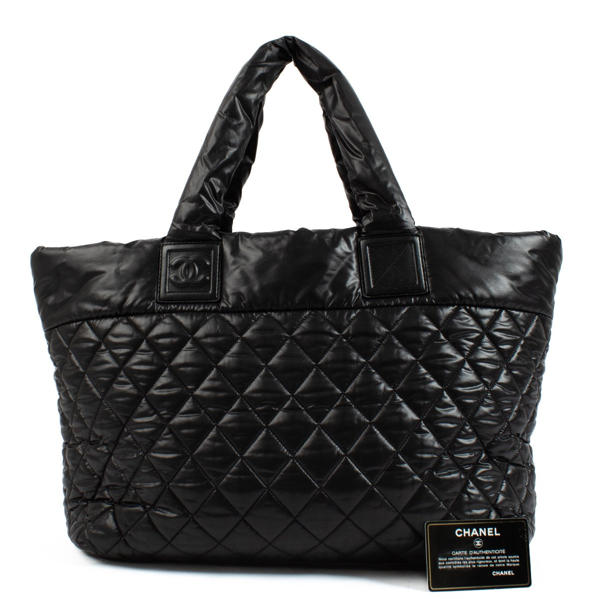 Authentic second hand Chanel Black Coco Cocoon Tote Bag on Labellov.com