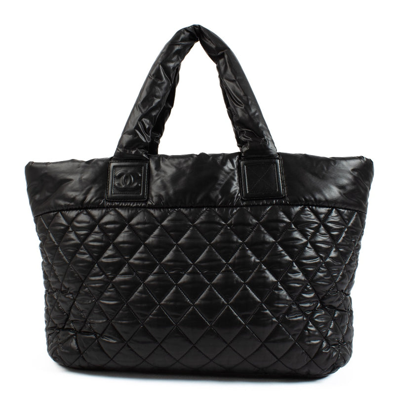 Authentic second hand Chanel Black Coco Cocoon Tote Bag on Labellov.com