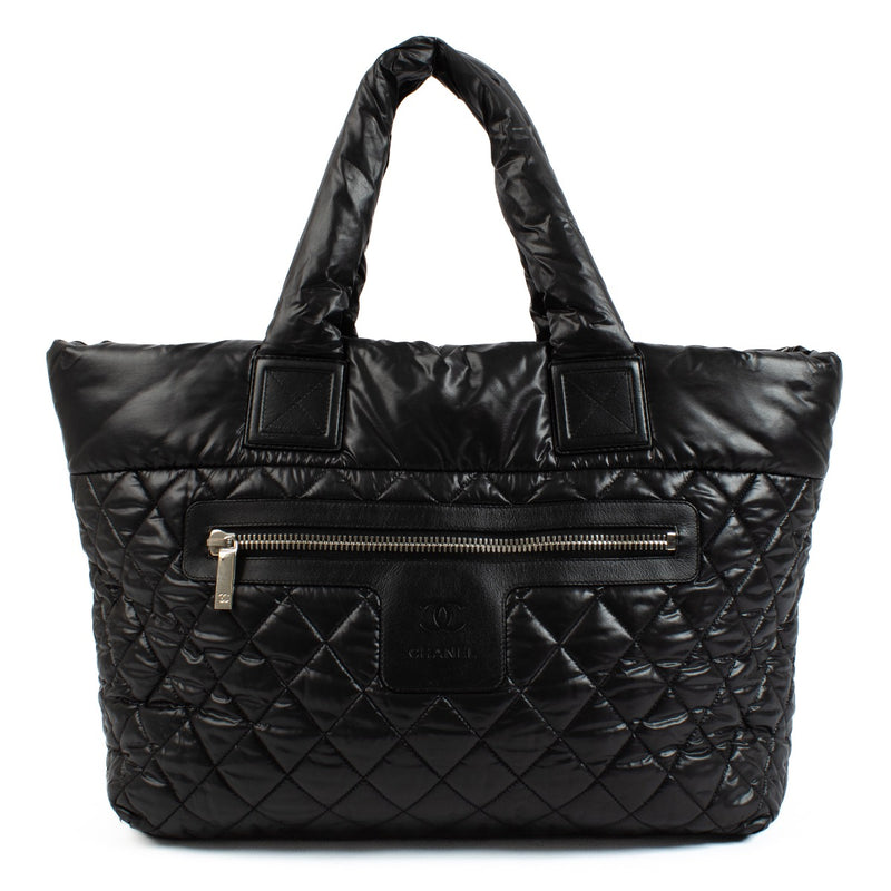 Authentic second hand Chanel Black Coco Cocoon Tote Bag on Labellov.com