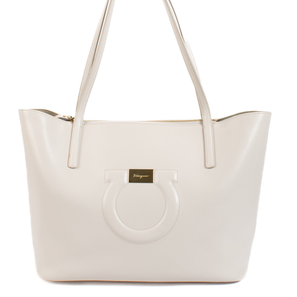 Authentic second hand Ferragamo White Tote Bag on Labellov.com