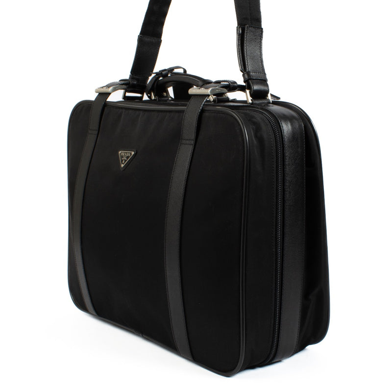 Authentic second hand Prada Black Nylon Travel Bag on Labellov.com