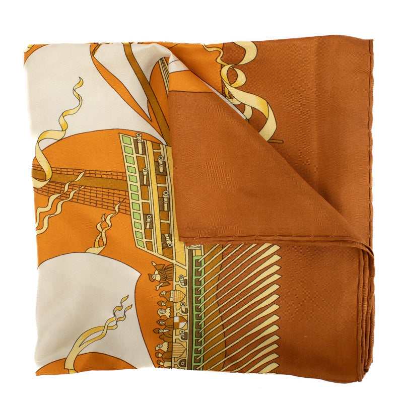 Authentic second hand Hermès Multicolor Armada 90 Silk Scarf on Labellov.com