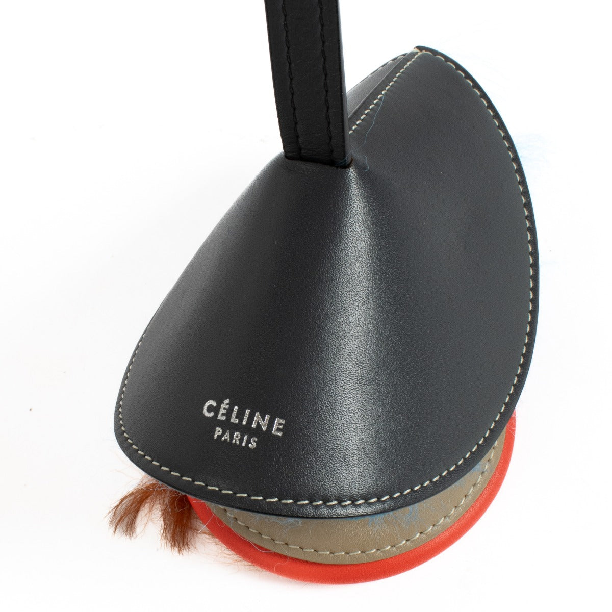 Authentic second hand Celine Multicolor Faux Fur Bag Charm on Labellov.com