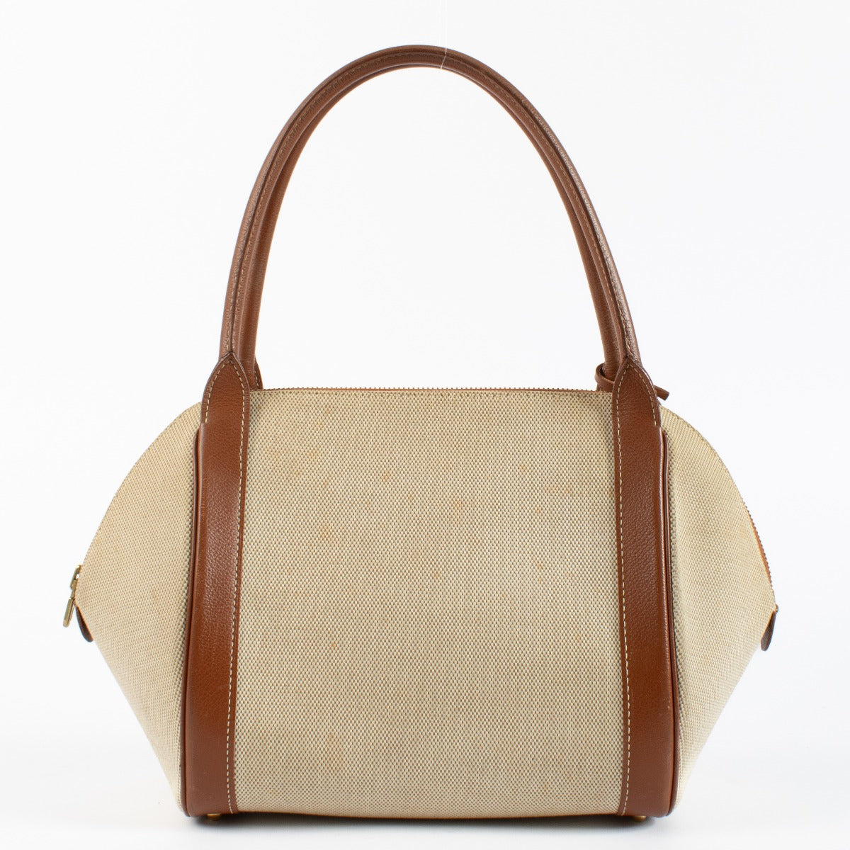 Authentic second hand Delvaux Beige Canvas Perle Bag on Labellov.com