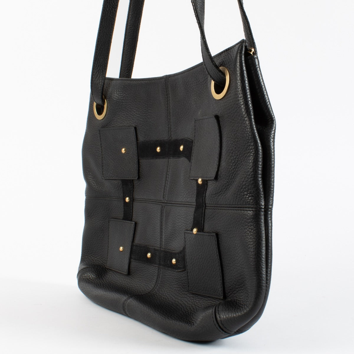 Authentic second hand Delvaux Black Emile Baudier Shoulder Bag on Labellov.com