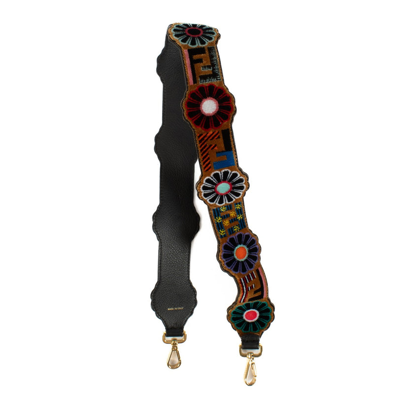 Fendi Multicolor FF Flower Strap You Strap
