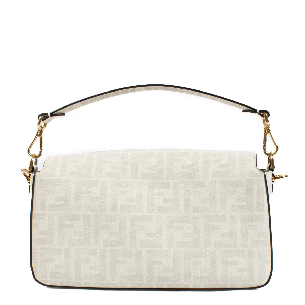 The Fendi FF Bikini Girls Baguette Bag combines iconic FF monogram canvas with a playful illustration, gold-tone hardware, and a detachable shoulder strap for a chic, versatile look. Shop now on Labellov.com.