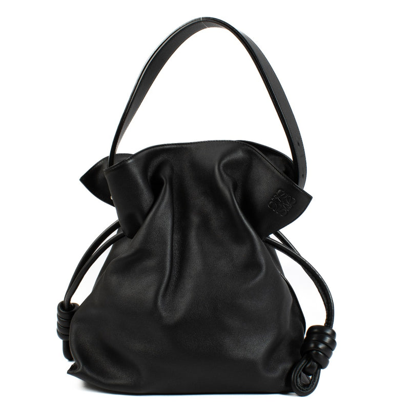 Loewe Black Large Flamenco Clutch