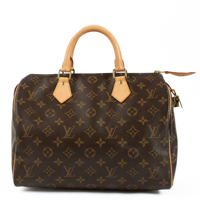 The Louis Vuitton Monogram Speedy 30 is an iconic and stylish handbag, crafted from signature Monogram canvas with natural leather handles. Lightweight, spacious, and perfect for everyday use. Shop now on Labellov.com.