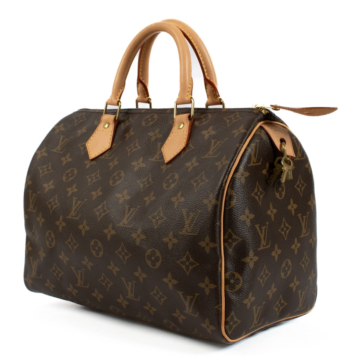 The Louis Vuitton Monogram Speedy 30 is an iconic and stylish handbag, crafted from signature Monogram canvas with natural leather handles. Lightweight, spacious, and perfect for everyday use. Shop now on Labellov.com.
