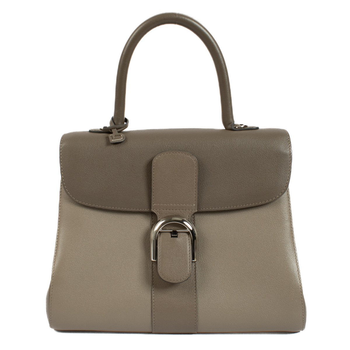 Delvaux Camaïeux Tourterelle Rodeo Calf Brillant MM Bag