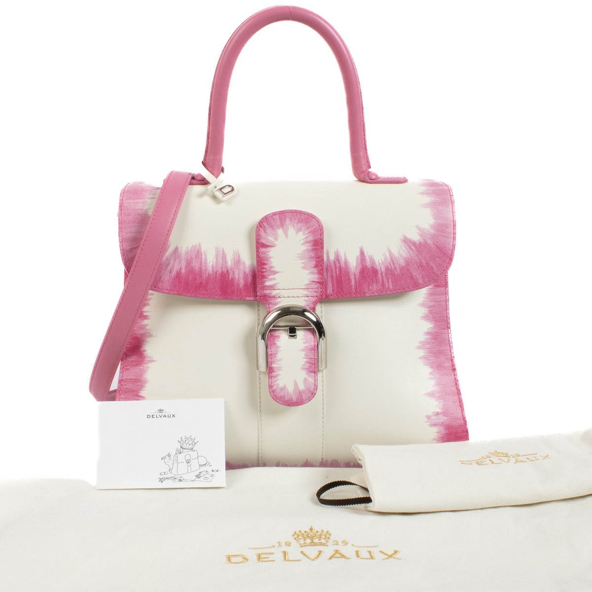 Delvaux Flamingo Cuir Oeillet Brillant MM