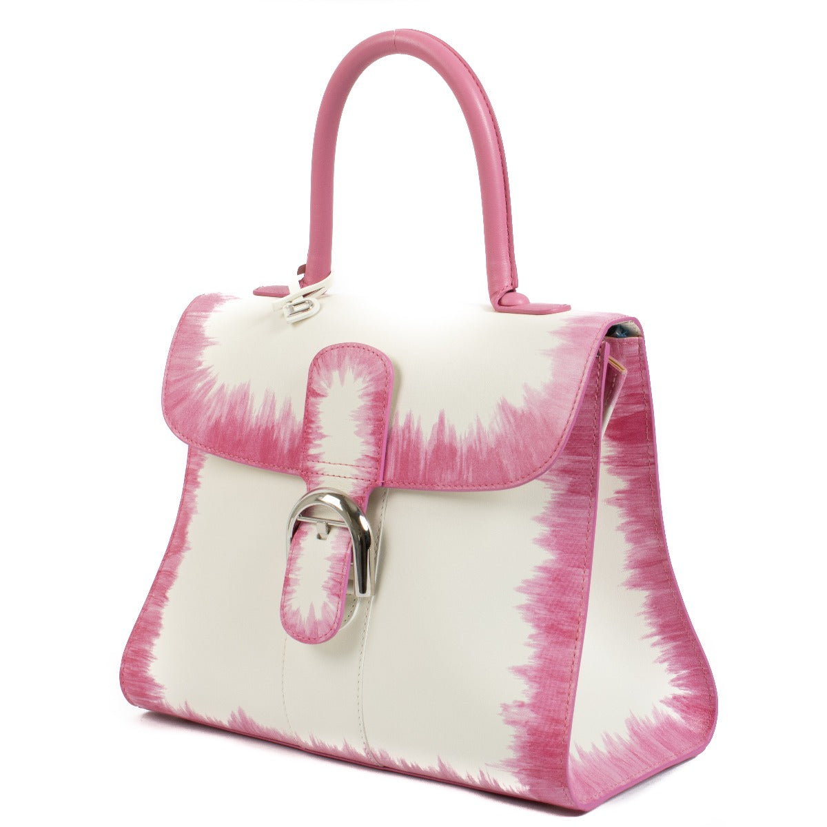 Delvaux Flamingo Cuir Oeillet Brillant MM