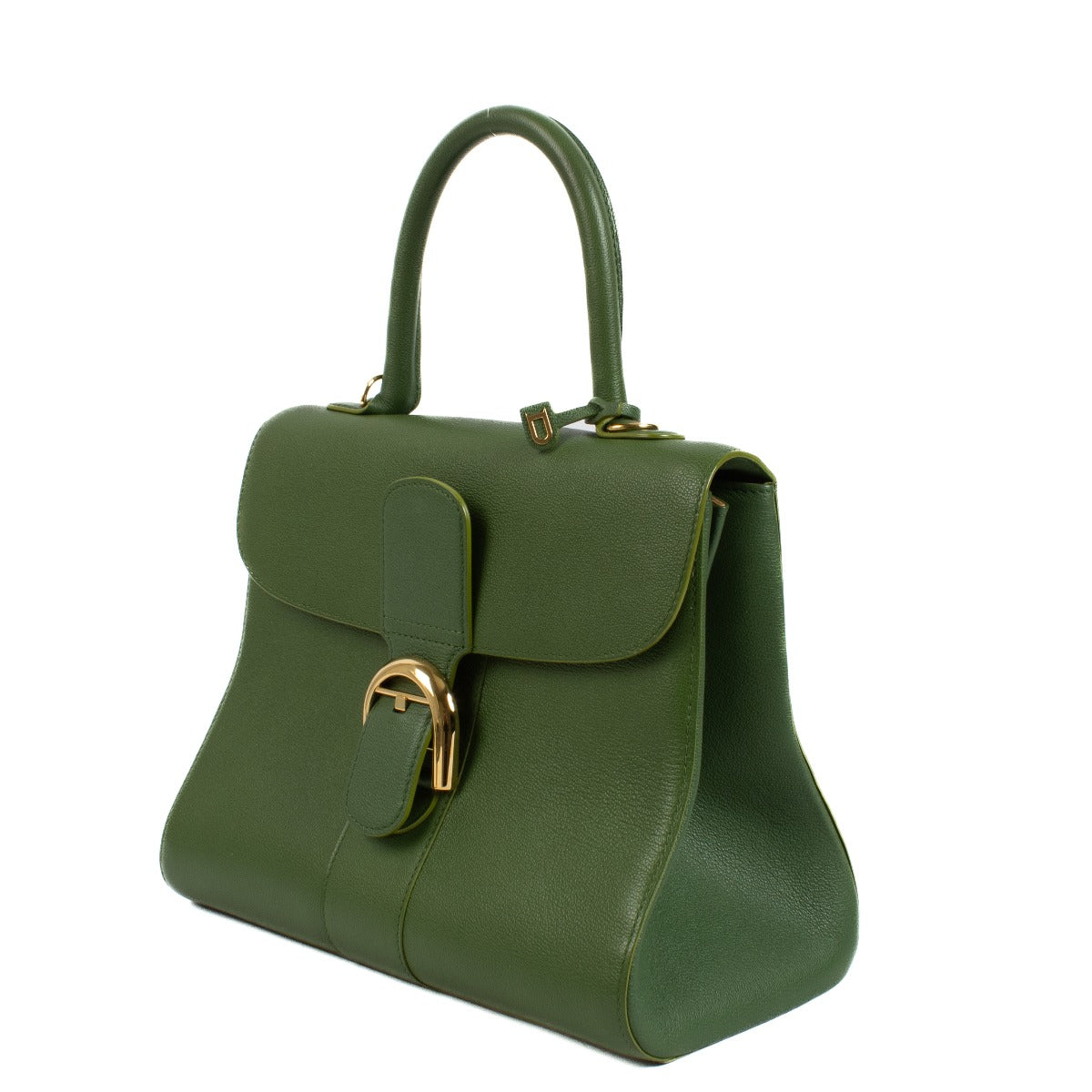 Authentic second hand Delvaux Green Rodeo Calf Brillant MM on Labellov.com