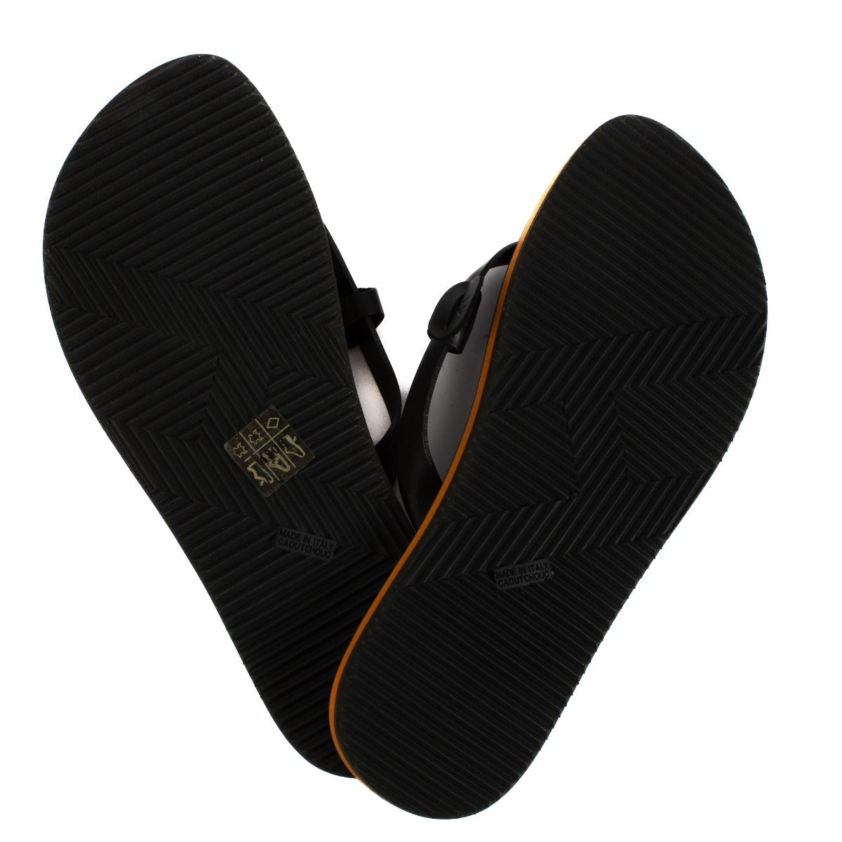 Hermès Black Thong Sandals - size 41