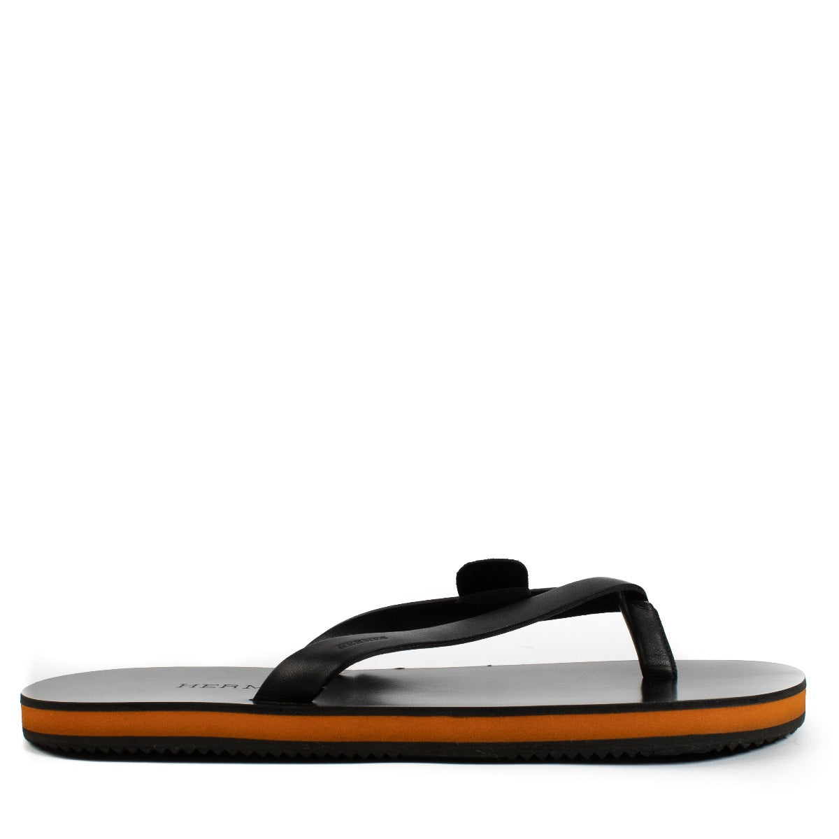 Hermès Black Thong Sandals - size 41