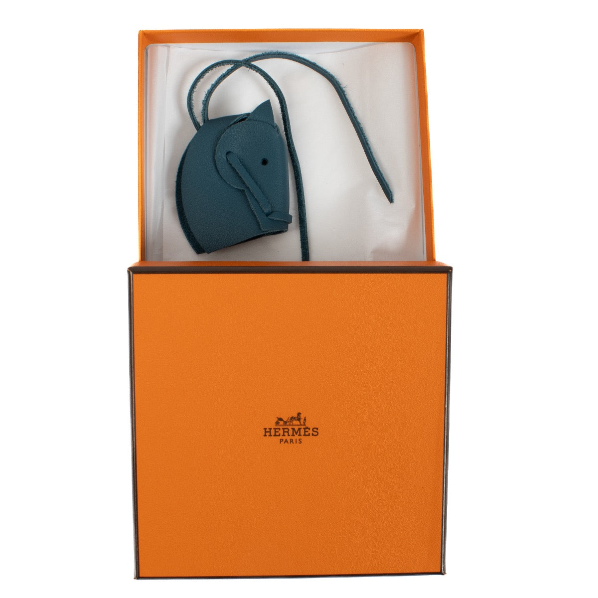 Authentic second hand Hermès Blue Horse Charm on Labellov.com