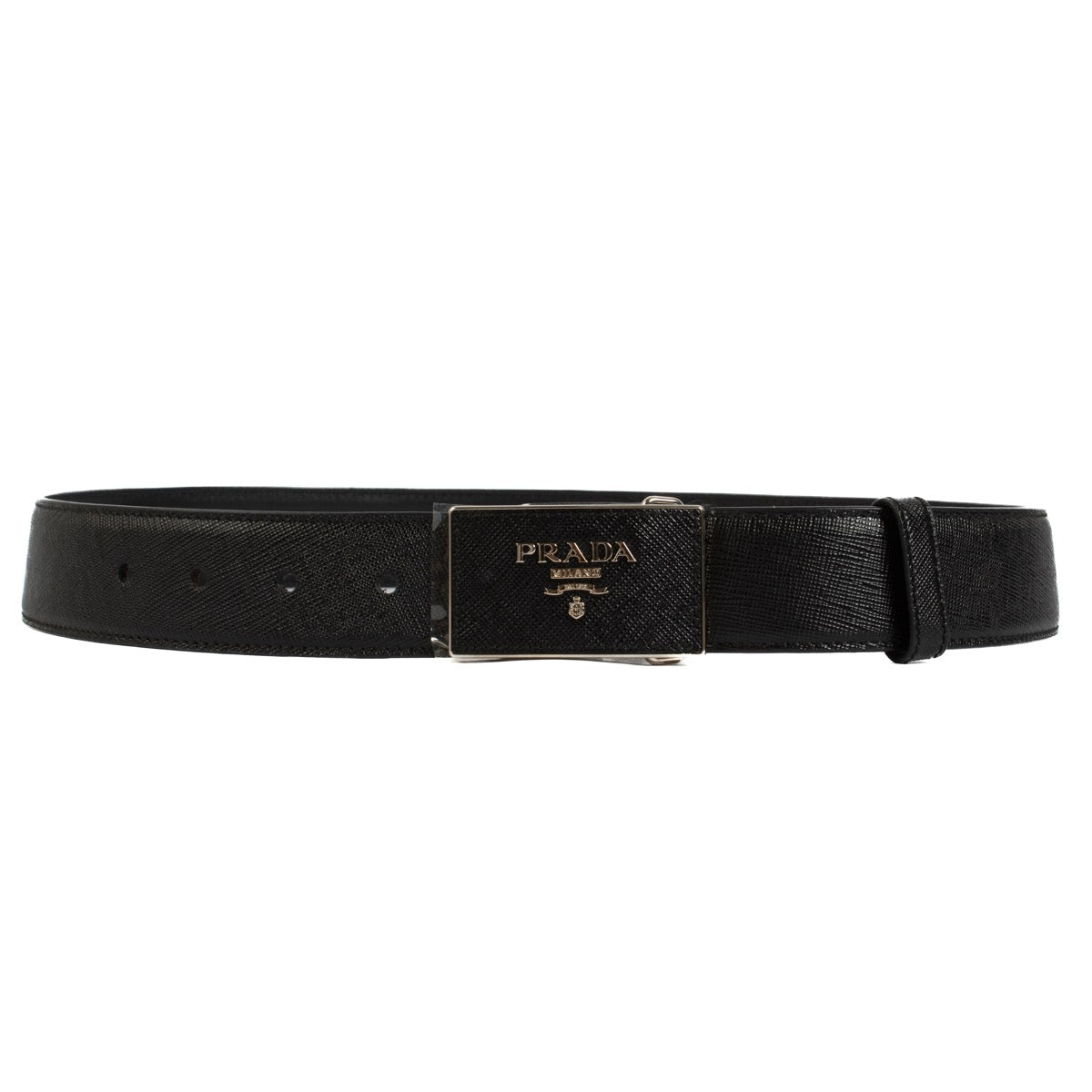 Authentic second hand Prada Black Leather Belt on Labellov.com