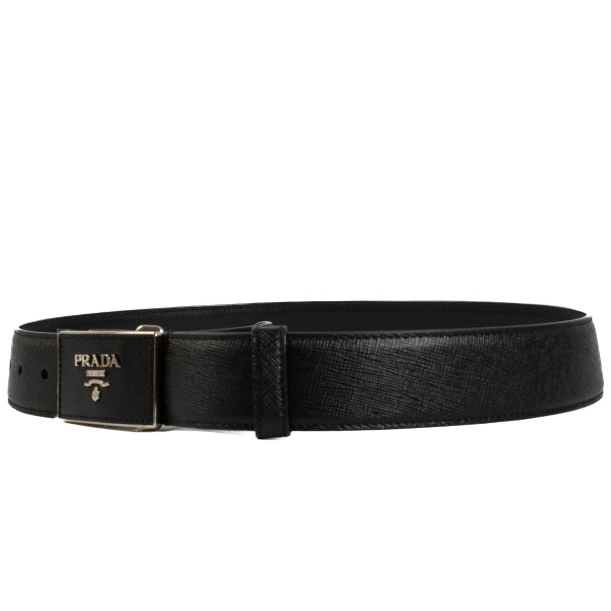 Authentic second hand Prada Black Leather Belt on Labellov.com