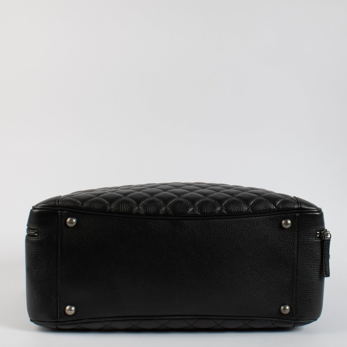 shop 100% authentic second hand Chanel Black Airlines Round Trip Large Bowling Bag on Labellov.com