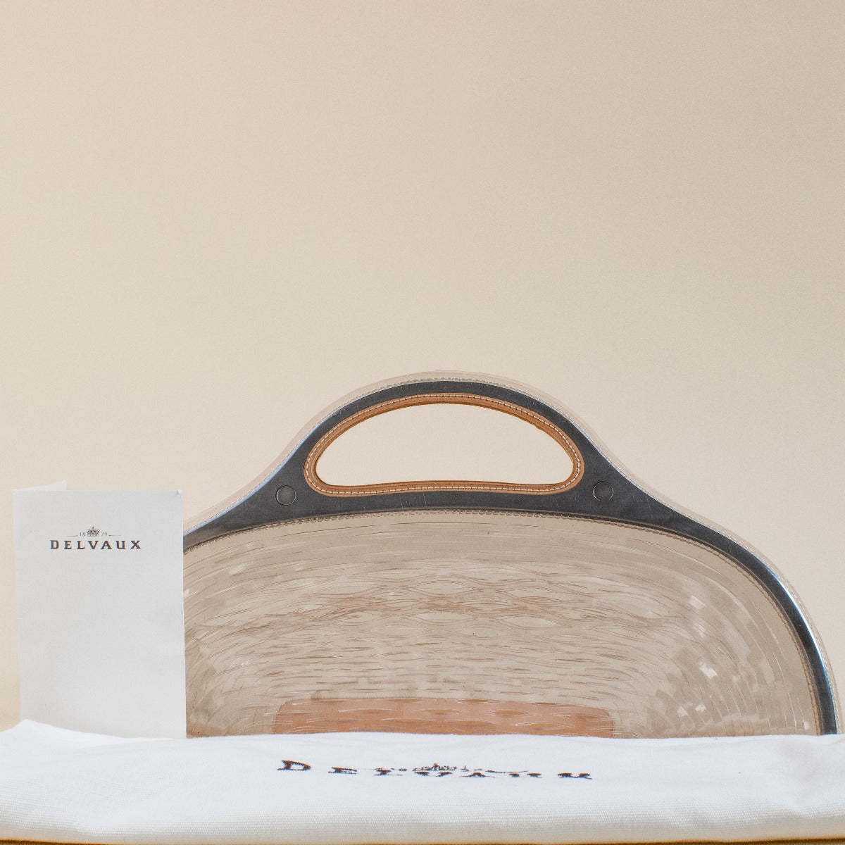 Delvaux Limited Edition 5/100 Vinyl Transparante Mandtas