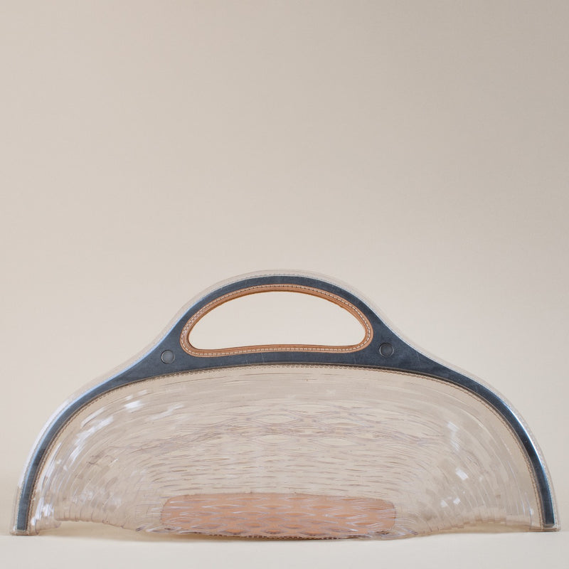 Delvaux Limited Edition 5/100 Vinyl Transparent Basket Bag