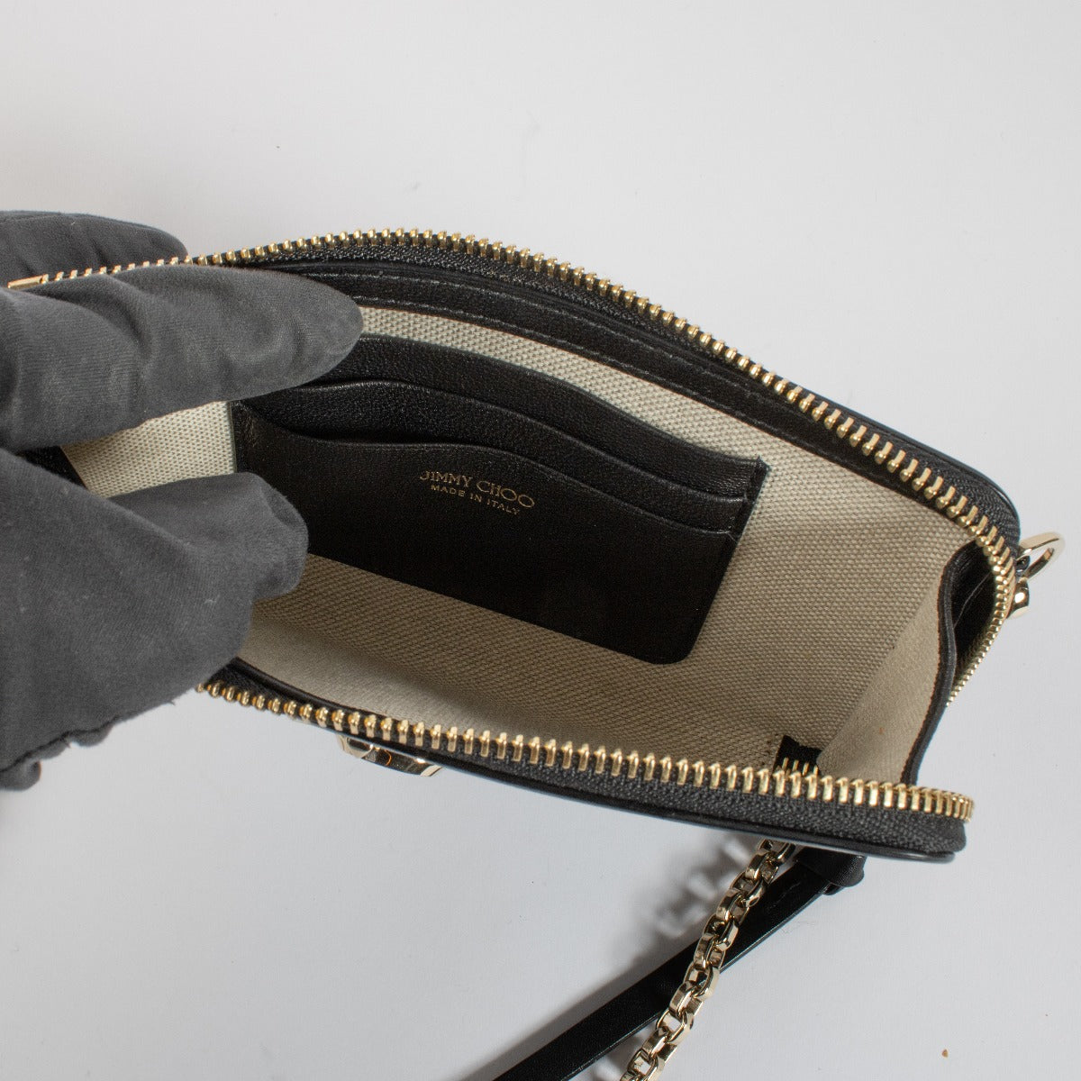 Shop 100% authentic second hand Jimmy Choo Jolly Wallet On Chain on Labellov.com