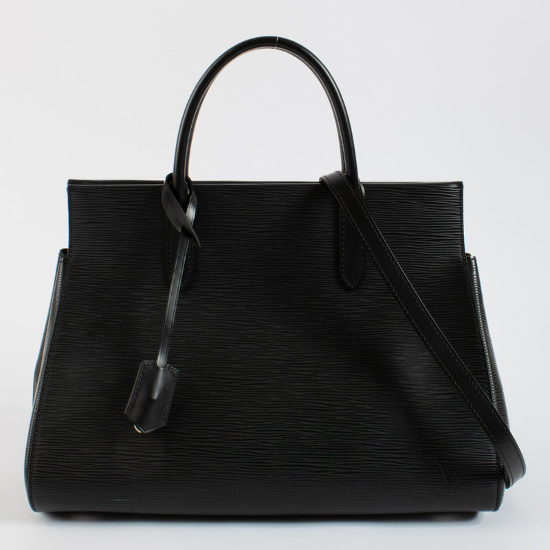 Shop 100% authentic second hand Louis Vuitton Black Epi Marly MM Bag on Labellov.com