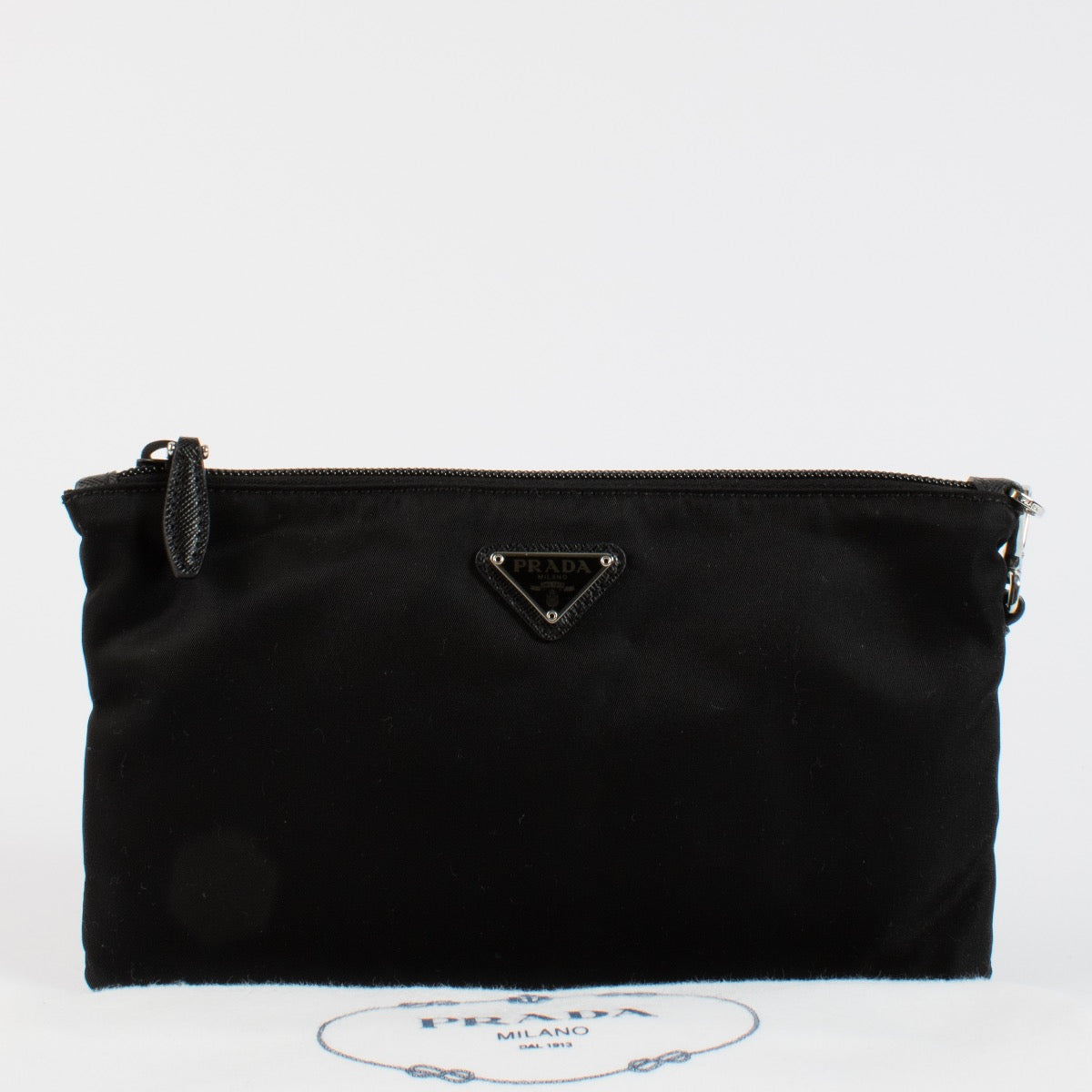 Shop 100% authentic second hand Prada Black Nylon Pouch on Labellov.com