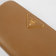 Shop 100% authentic second hand Prada Camel Zip Wallet on Labellov.com