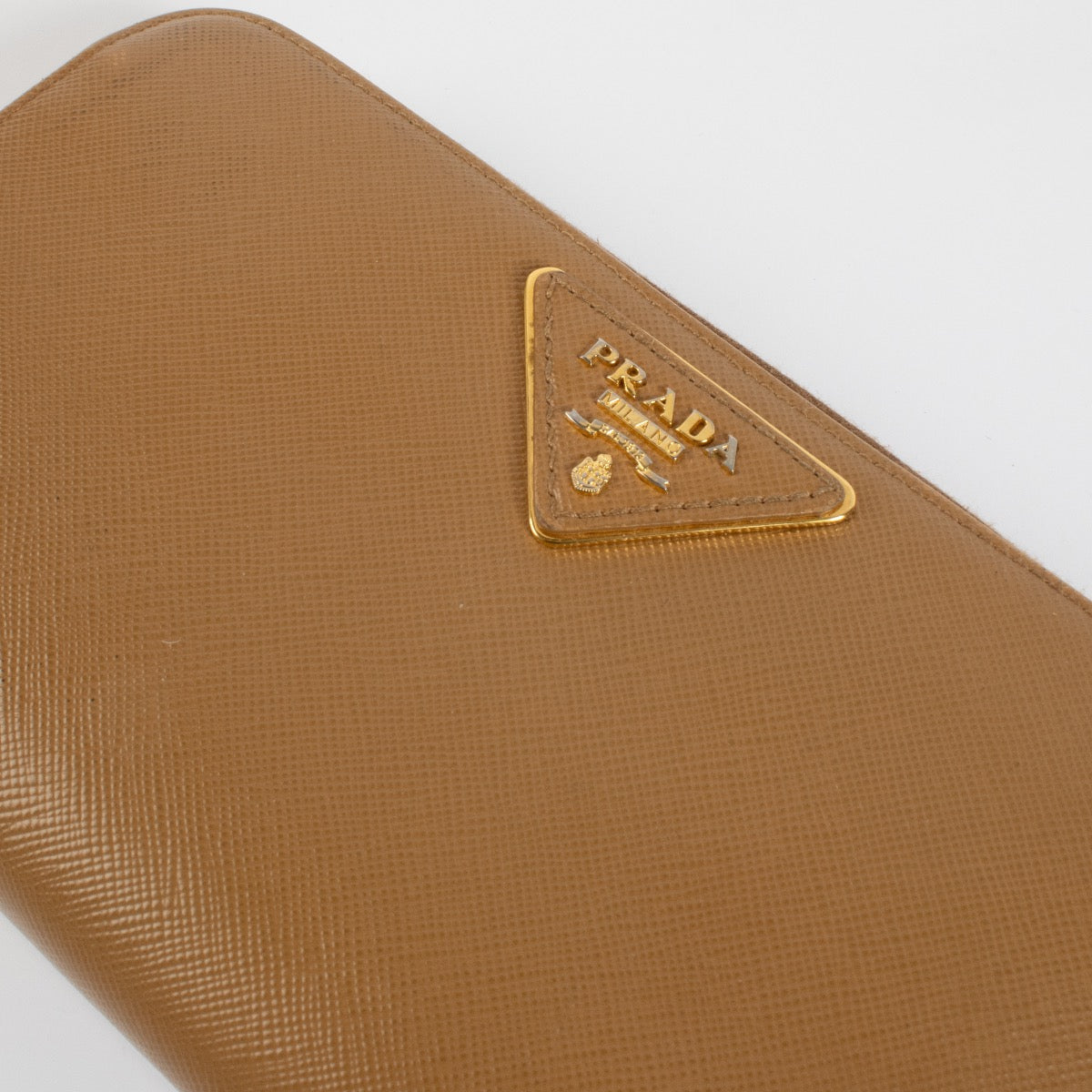 Shop 100% authentic second hand Prada Camel Zip Wallet on Labellov.com